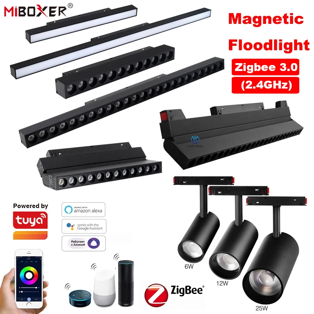 Kitchen Appliances In White - أضواء المسار الذكي Miboxer-Zigbee ، أبيض
