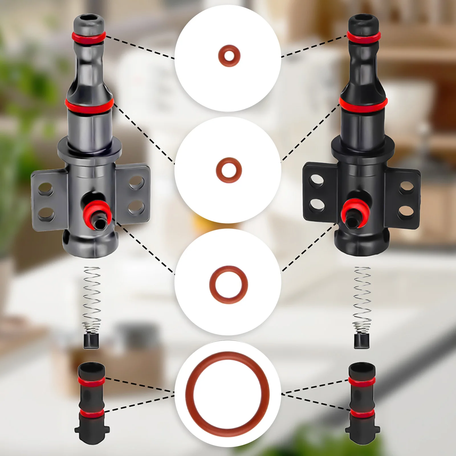 Kitchen Appliances Outlet - 30 قطعة/المجموعة O-حلقة ل ماكينة القهوة