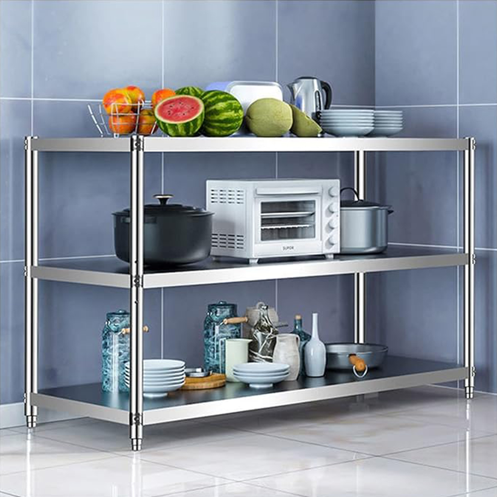 رف من الفولاذ المقاوم للصدأ، ر - مراجعة Kitchen Appliances Table وسعره