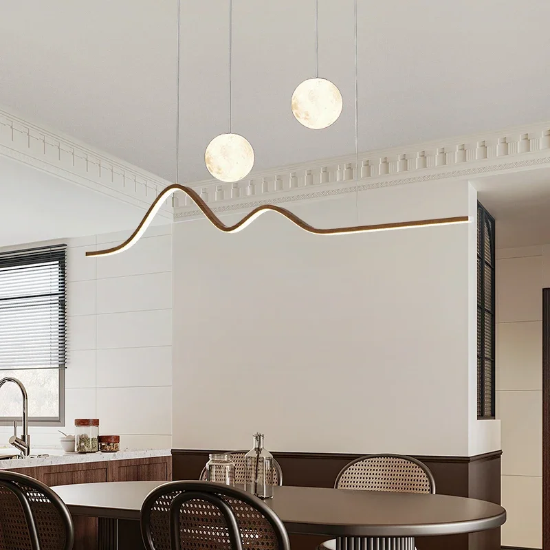 2026 LED الخشب قلادة ضوء لغرفة - مراجعة Kitchen Appliances Table وسعره