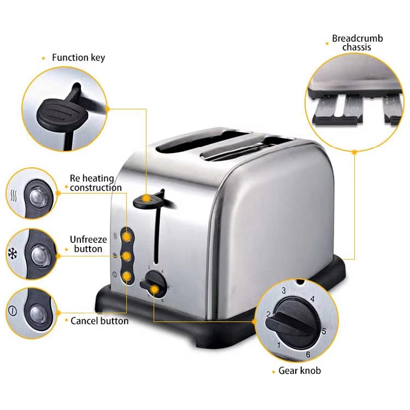 محمصة خبز مخصصة للمطبخ بـ 4 شر - مراجعة Toaster 4 Slice وسعره