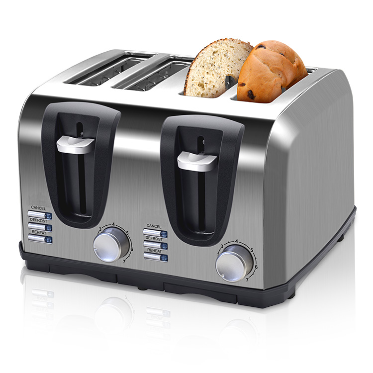 محمصة خبز كهربائية ريترو بفتحا - مراجعة Toaster 4 Slice وسعره