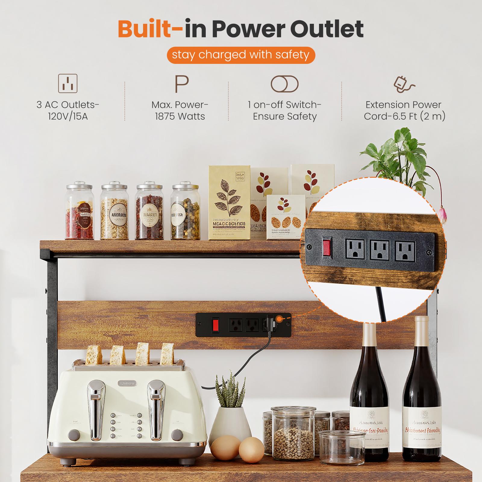 رف تخزين للمطبخ بأربعة مستويات - مراجعة Kitchen Appliances Outlet وسعره